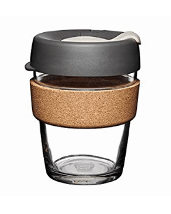 Black and cork keep cup